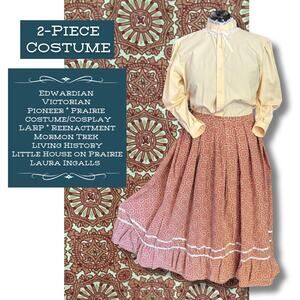 Prairie Pioneer Victorian Edwardian Costume HistoryBounding Trek LARP Plus Size
